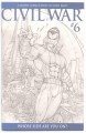 Civil War #6 - Sketch Variant