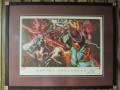 Marvel Unleashed - Custom Framed Lithograph